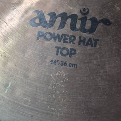 Zildjian 14" Amir Power Hat Hi-Hat Cymbals (Early–Mid 1980s) image 7