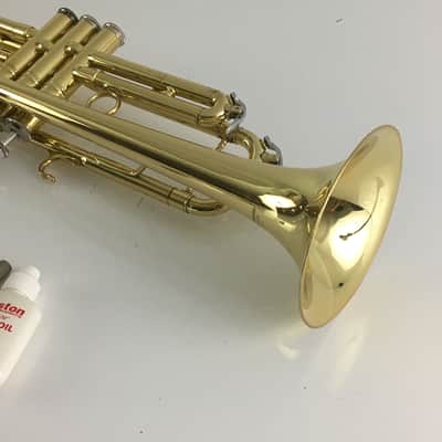 Vintage E.M Winston Brass Trumpet 475LTH Rare Original Band Brass Instrument Boston Massachusetts image 8