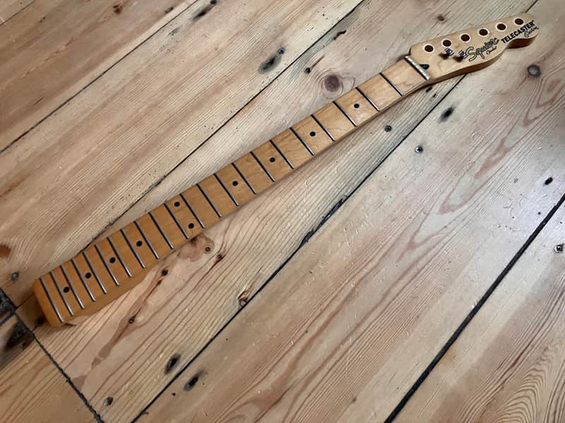 Fender Squier Telecaster Custom Tele Electric Guitar Neck 2003 22 Fret Maple image 1