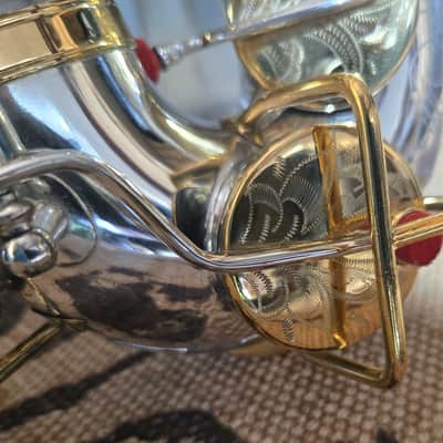 Buescher True Tone Alto Sax 1925 - Silver and 24K Gold Plate image 20