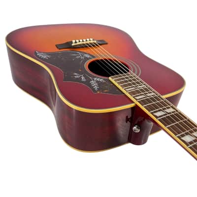 2010 Epiphone Hummingbird HS - Cherry Sunburst image 4