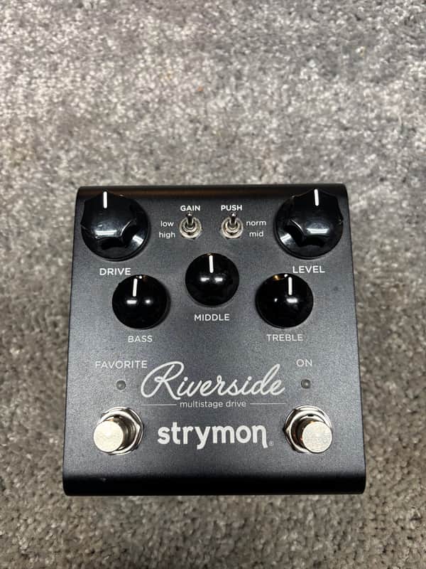 Strymon Midnight Edition Riverside Multi-Stage Drive 2022 - Midnight Edition Dark Gray image 1
