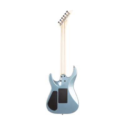 2021 Jackson MJ Series Dinky DKR Electric Guitar, Ebony FB, Ice Blue Metallic, JFJ210XXXX image 3