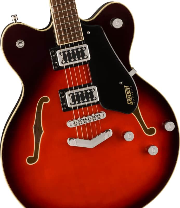 Gretsch G5622 Electromatic Center Block Double-Cut with V-Stoptail - Claret Burst image 1