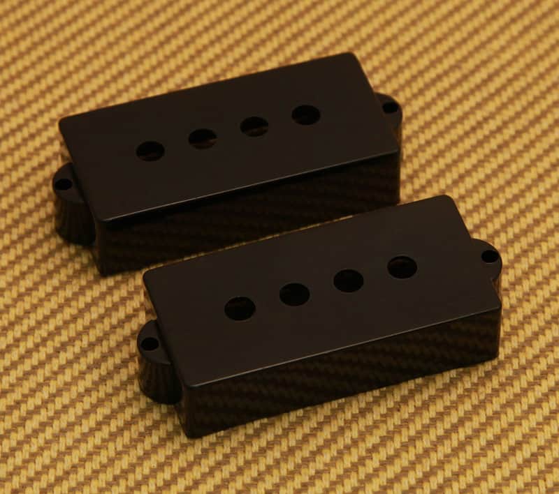 PC-0951-023 Black Pickup Covers for P Precision Bass image 1
