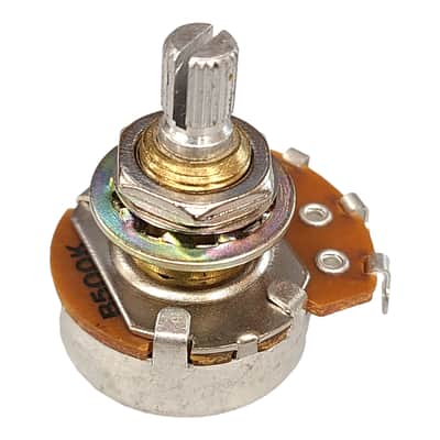 WD Guitar Potentiometer 500K Linear Taper 24 Tooth Split Shaft 3/8 in. image 6