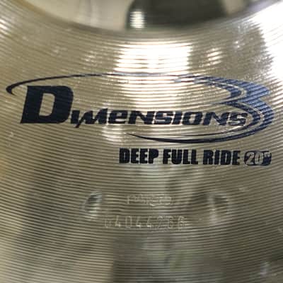 Paiste 20" Dimensions Deep Full Ride cymbal • Reflector finish image 8