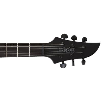Schecter KM-6 MK-III EX guitar in Satin Black Open Pore B-Stock 0096 image 4