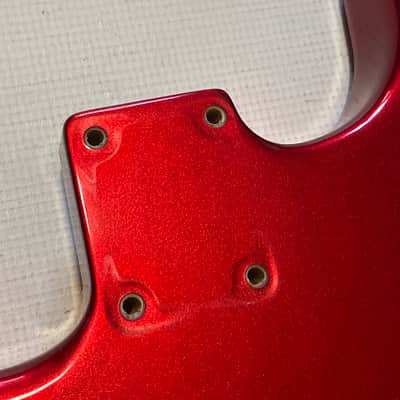 2008 Charvel USA San Dimas 2H Metallic Red Stratocaster Style Guitar Body Floyd Ready image 17