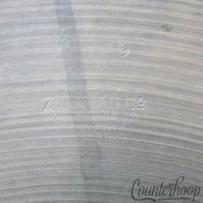 Zildjian 14"Hi-Hat/Crash Vintage40s 566g Paper-Thin B20 Avedis Top/Bottom Cymbal image 2