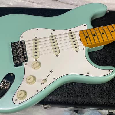 NEW! Fender Custom Shop Special Run '69 Stratocaster NOS Finish - Handwound P/U's - Surf Pearl - Reverse Matching Headstock - 7.9 lbs - Authorized Dealer - SUPER RARE! G07617 image 3