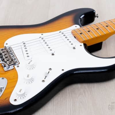 2006 Fender DiMarzio Collection ‘54 Stratocaster ST54-120DMC Sunburst Lacquer, Near-Mint w/ Tweed Case, Japan MIJ image 6