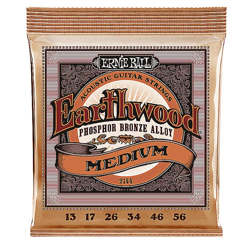 Ernie Ball 2144 Earthwound Power Slinky Acoustic Guitar Strings image 1