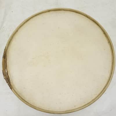 Gretsch 24"Bass Drum Calf Skin Head Broadkaster Vintage50s 3ply Maple Flesh Hoop image 5