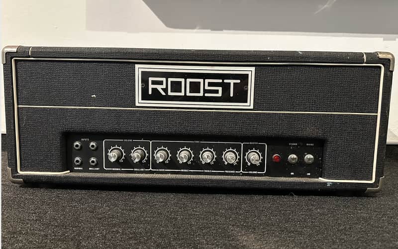 Roost SR-100 100-Watt Guitar Amp Head (1976–1978) – Rare Handwired Southend-Era image 1