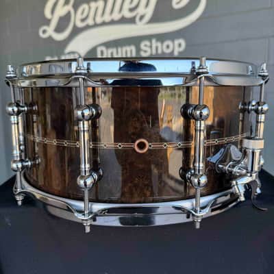 TAMA STAR Reserve 6.5x14 Bubinga/Walnut Snare Drum (Rm 4) image 5