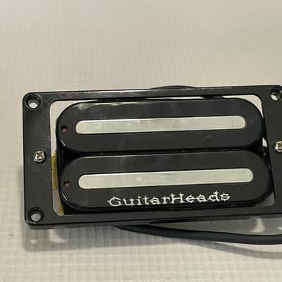 2000's GuitarHeads Megametal Dual Blade Bridge Humbucker Guitar Pickup w/ Ring 15k image 2
