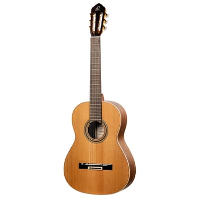 Ortega R20GWN Traditional Series Solid Cedar Top Mahogany Neck Nylon 6-String Classical Acoustic Guitar w/Gig Bag image 6