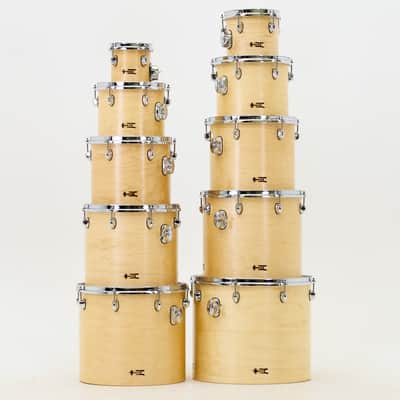 TreeHouse Custom Drums Academy Concert Toms, 10-PIECE SET 6-8-10-11-12-13-14-15-16-18 image 8