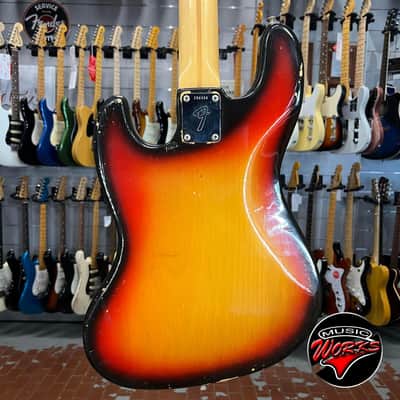 Fender   1973 Jazz Bass Sunburst Mn True Vintage image 10
