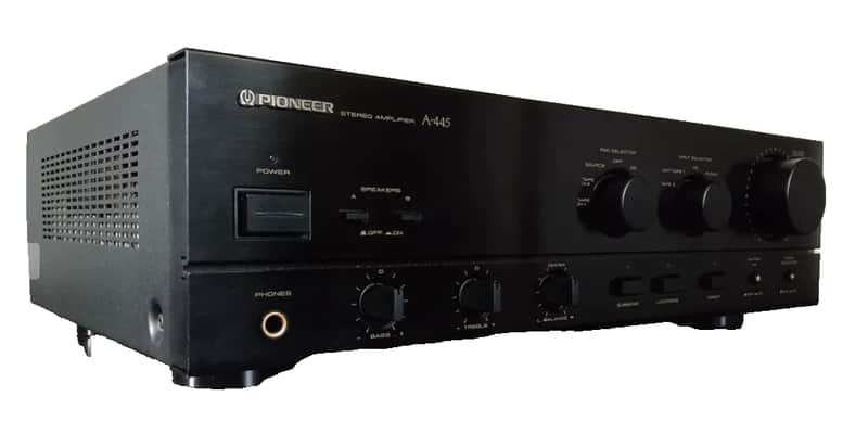 PIONEER A-445  ✅Servicad Warranty +Manual Rare Vintage Stereo Amplifier Japan 1989 Servicad Warranty +Manual image 1