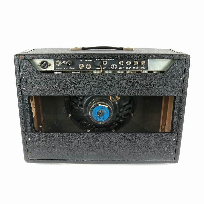 Fender Deluxe Reverb "Drip Edge" 2-Channel 22-Watt 1x12" Guitar Combo 1968 - 1969 image 2