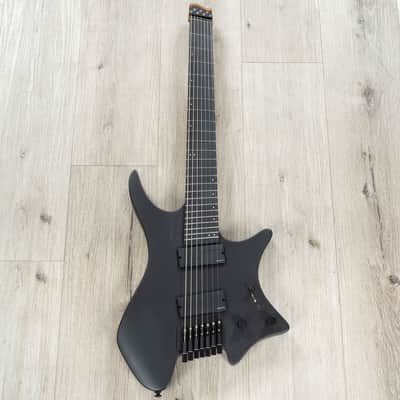 Strandberg Boden Metal NX 7 7-String Multi-Scale Headless Guitar, Black Granite image 3