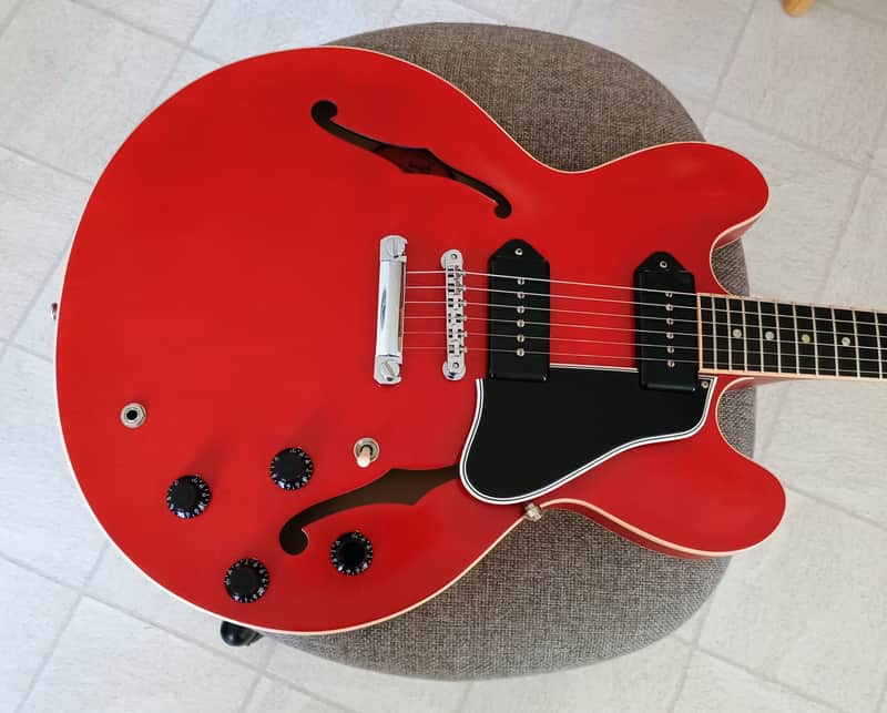 2011 Gibson ES-335 Traditional Pro P-90 w/OHSC & COA (Cherry) image 1