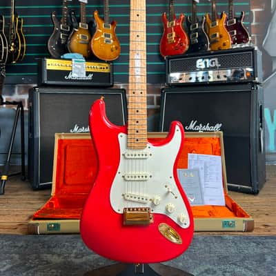 Fender Custom Shop 1956 Stratocaster NOS Fiesta Red 2006 Electric Guitar image 1
