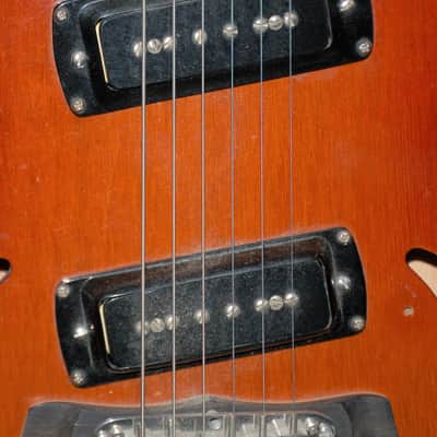 Fury Concord  L-S Jazz Series Thinline Electric Guitar 1974 image 9