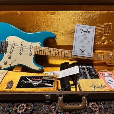 Fender Custom Shop '57 Dave’s Guitar Shop 25th Anniversary Relic Stratocaster 2007 Taos Turquoise image 2