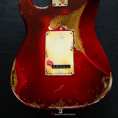 Fender Stratocaster Wild Red Cherry 40th Anniversary Aged Relic Made in USA image 4