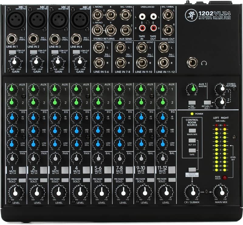 Mackie 1202VLZ4 12-channel Mixer image 1
