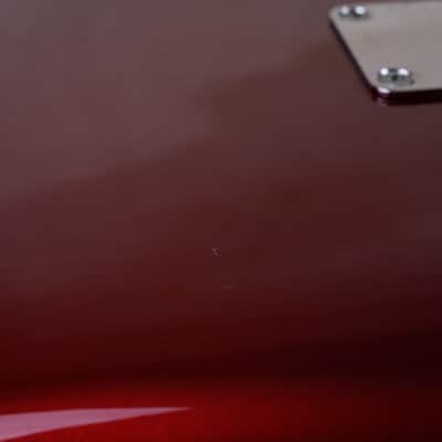 Teisco SPB-200 Spectrum Bass MIJ 2000 Metallic Red Short Scale 30' Japan w/ Bag image 9