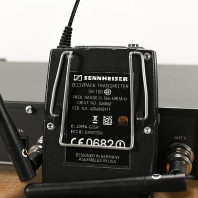 Sennheiser ew 100 G3 Bodypack Wireless System 566-608MHz NO POWER SUPPLY CG012LN image 9