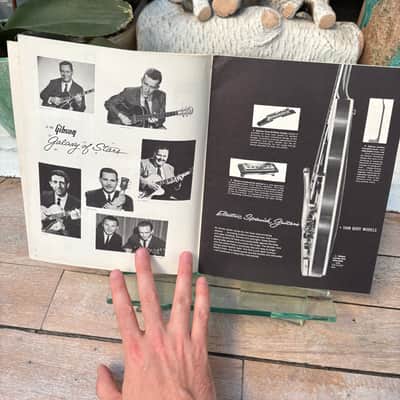 1959-1960 Gibson Full Line Catalog Les Paul ES Rare Vintage Case Candy Brochure Burst image 3