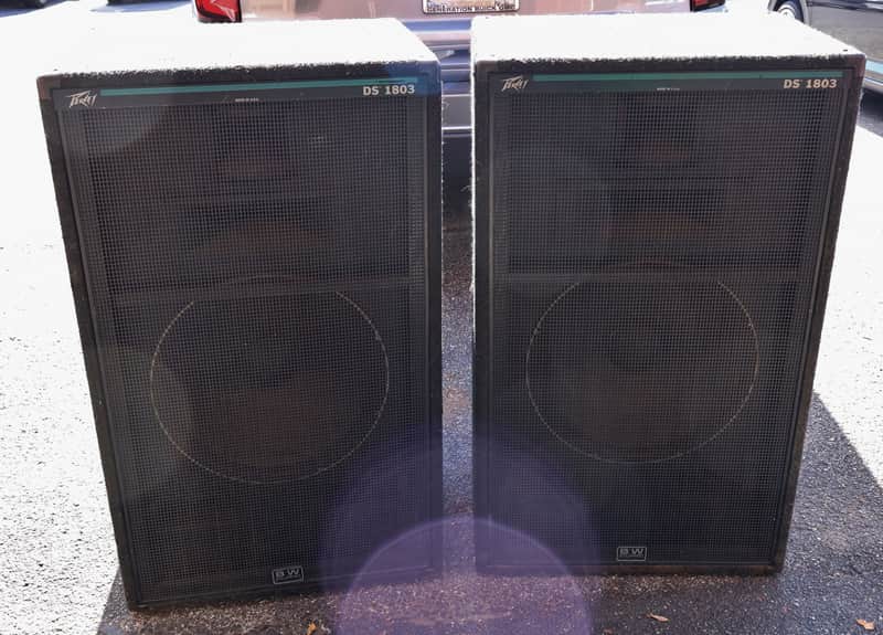 Pair of Peavey DS-1803 3 way with 18” Black Widows image 1