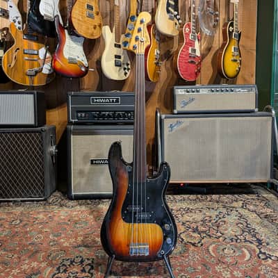 Fender Precision Bass Fretless with Rosewood Fingerboard 1978 - Sunburst image 5