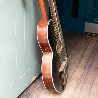 1914 Gibson Style U Harp Guitar image 11