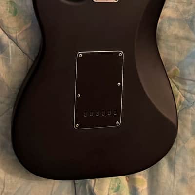 2002 FENDER Stratocaster Deluxe HSS guitar MIM - GUN METAL BLACK image 4