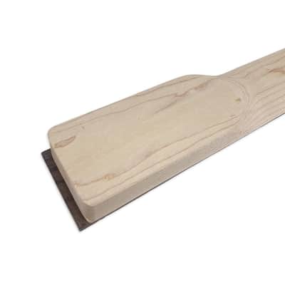 Unfinished Maple Electric Guitar Neck 24 Fret 25.5inch Rosewood Fretboard Shark Fin Inlay Bolt on Guitar Neck Replacement image 4