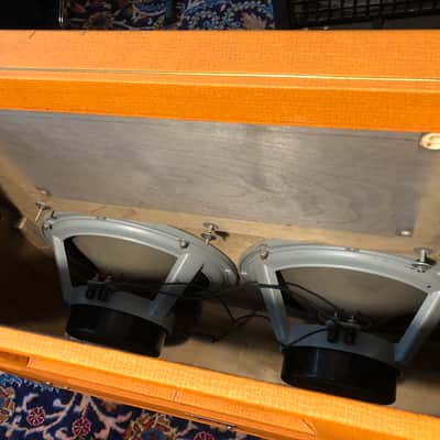 Orange Vintage 2x12 Cab Combo Empty Cabinet for OR 80 100 120 Chassis image 7