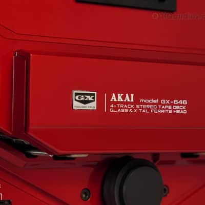 Akai GX-646 Reel-to-Reel Tape Deck Red Serviced w/ Hubs Reel - 1 Year Warranty image 19