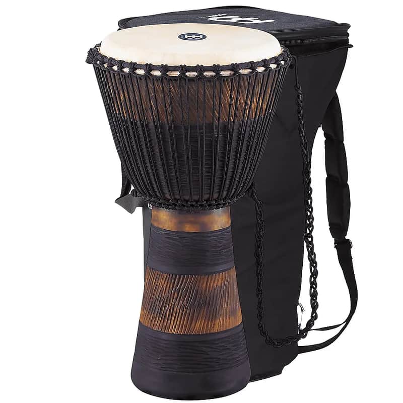 Meinl Earth Series Extra Large African-Style 13x25" Rope Tuned Djembe with Bag image 1