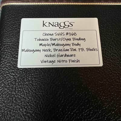 Knaggs Guitars - Severn - T1 Roasted Alder Top - Golden Amber - T1 Roasted Maple Neck - T1 Roasted Maple Fingerboard - Fralin Blues Special Pickups - OHSC - Call for Best Price !!! image 11