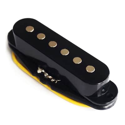 Single Coil Pickup for Stratocaster Guitars - Neck (Black) image 1