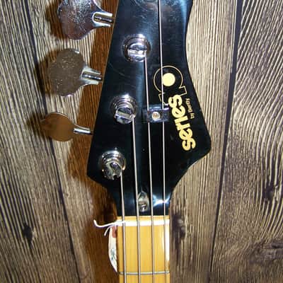 Legendary Vintage Bently Series 10 "P" Bass Guitar, 1990s, Metallic Gray image 5