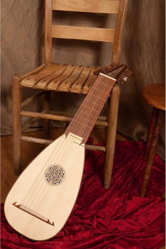 Roosebeck LTT8R 8-Course Travel Lute w/Padded Gig Bag image 1