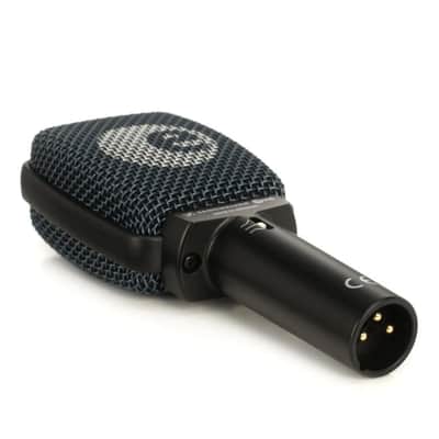 Liquid Audio Sennheiser E 906 Supercardioid Dynamic Instrument Microphone Bundle w/Pig Hog PHM10 8mm Mic Cable Polishing Cloth image 5