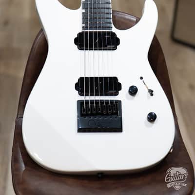 ESP E-II M-II 7B Baritone 7-String Evertune Guitar w/ Case–Pearl White (B-stock) image 3